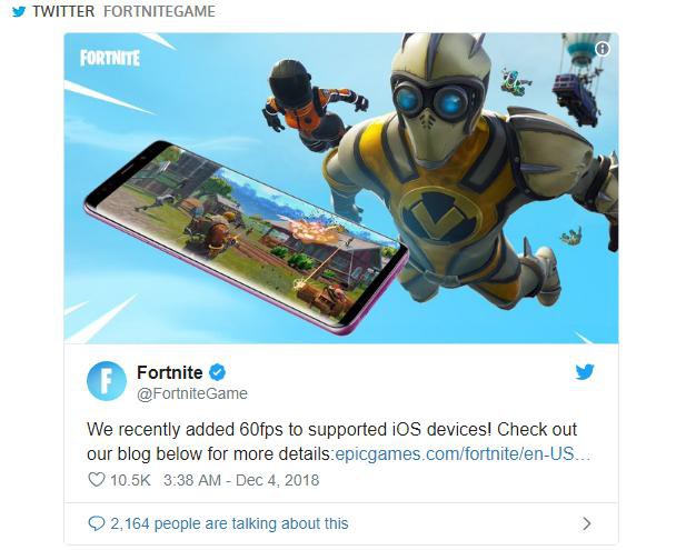 Fortnite sẽ hỗ trợ được 60 FPS trên các thiết bị Android cao cấp - Ảnh 1.