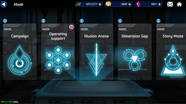 Battle Team - Game mobile thẻ tướng bối cảnh viễn tưởng không gian cực chất