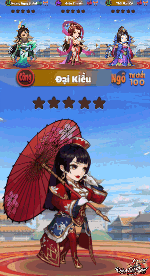 Đứng giữa các mỹ nhân khác trong game, Đại Kiều đúng là có hơi lạc quẻ