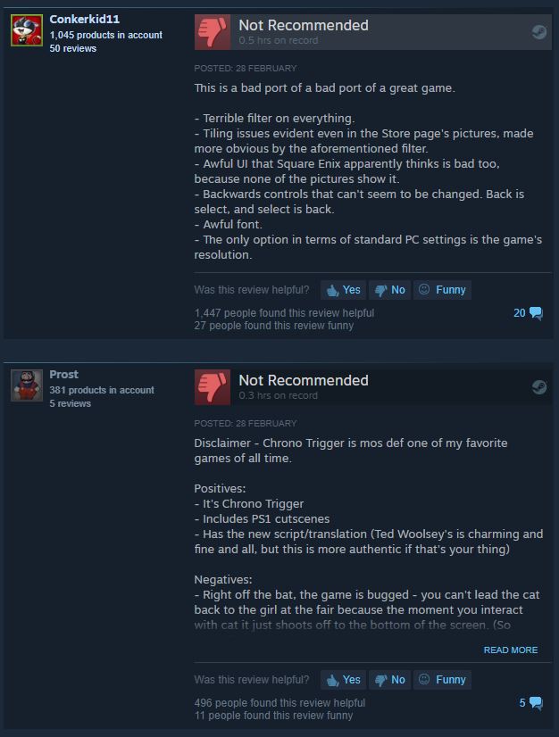 Chrono Trigger hồi sinh tưởng là vui, game thủ lại phẫn nộ vì bê nguyên xi game iPhone bán 300 nghìn trên PC