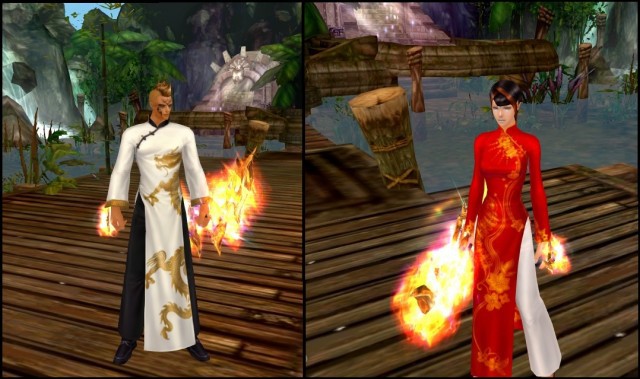 Trang phục áo dài thuần Việt trong game vẫn luôn được game thủ mong đợi, nhất là game của Việt Nam sản xuất