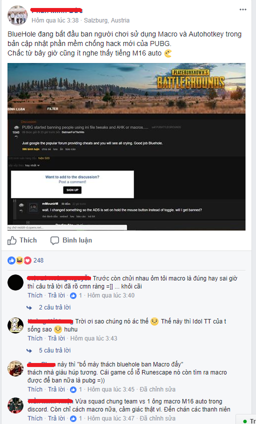 Giật mình khi tool macro bắn súng không giật trong PUBG được quảng cáo tràn lan trên cả Facebook