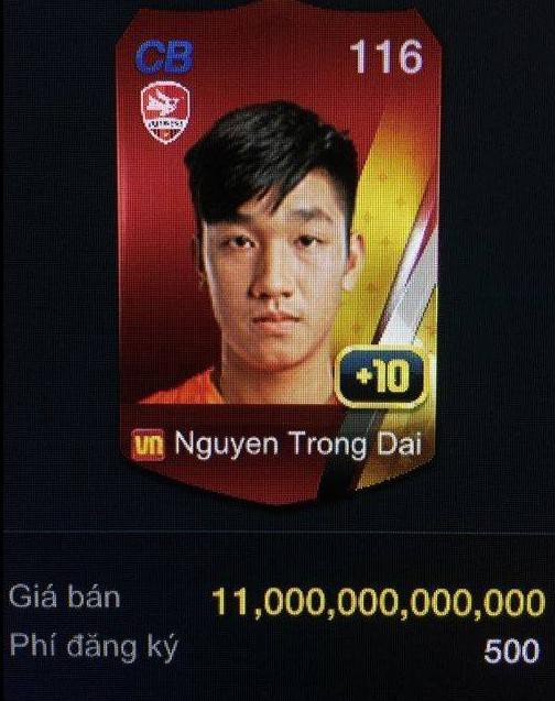 Điểm qua 3 thẻ cầu thủ Việt Nam giá trị nhất trong FIFA Online 3