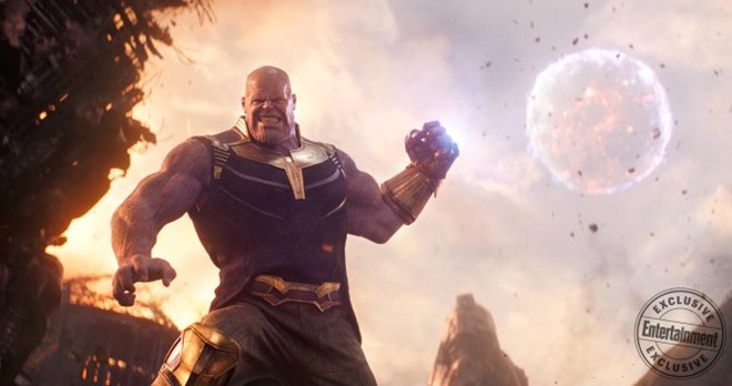  Thanos khoe sức mạnh hủy diệt trong Avengers: Infinity War. 