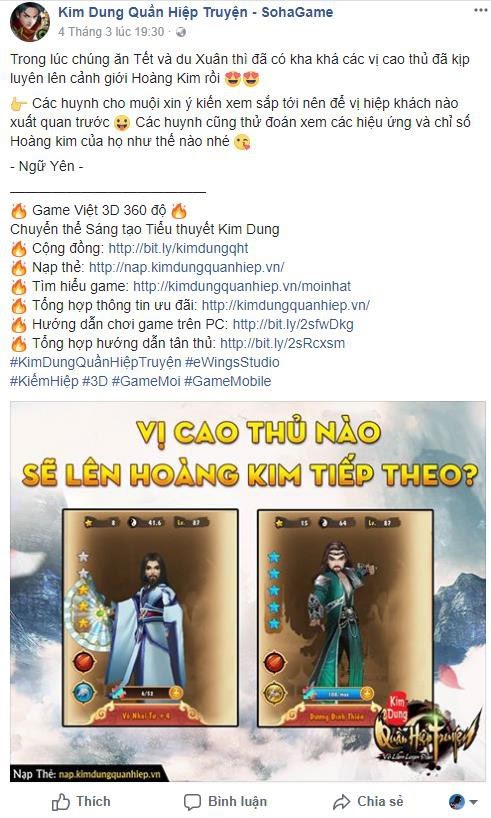 Vô Nhai Tử và Dương Đỉnh Thiên sẽ là 2 tướng tiếp theo được lên Hoàng Kim