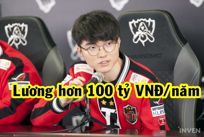 Faker bỗng dưng hot nhất Hàn Quốc sau 1 đêm chỉ vì bị lộ mức lương siêu ...