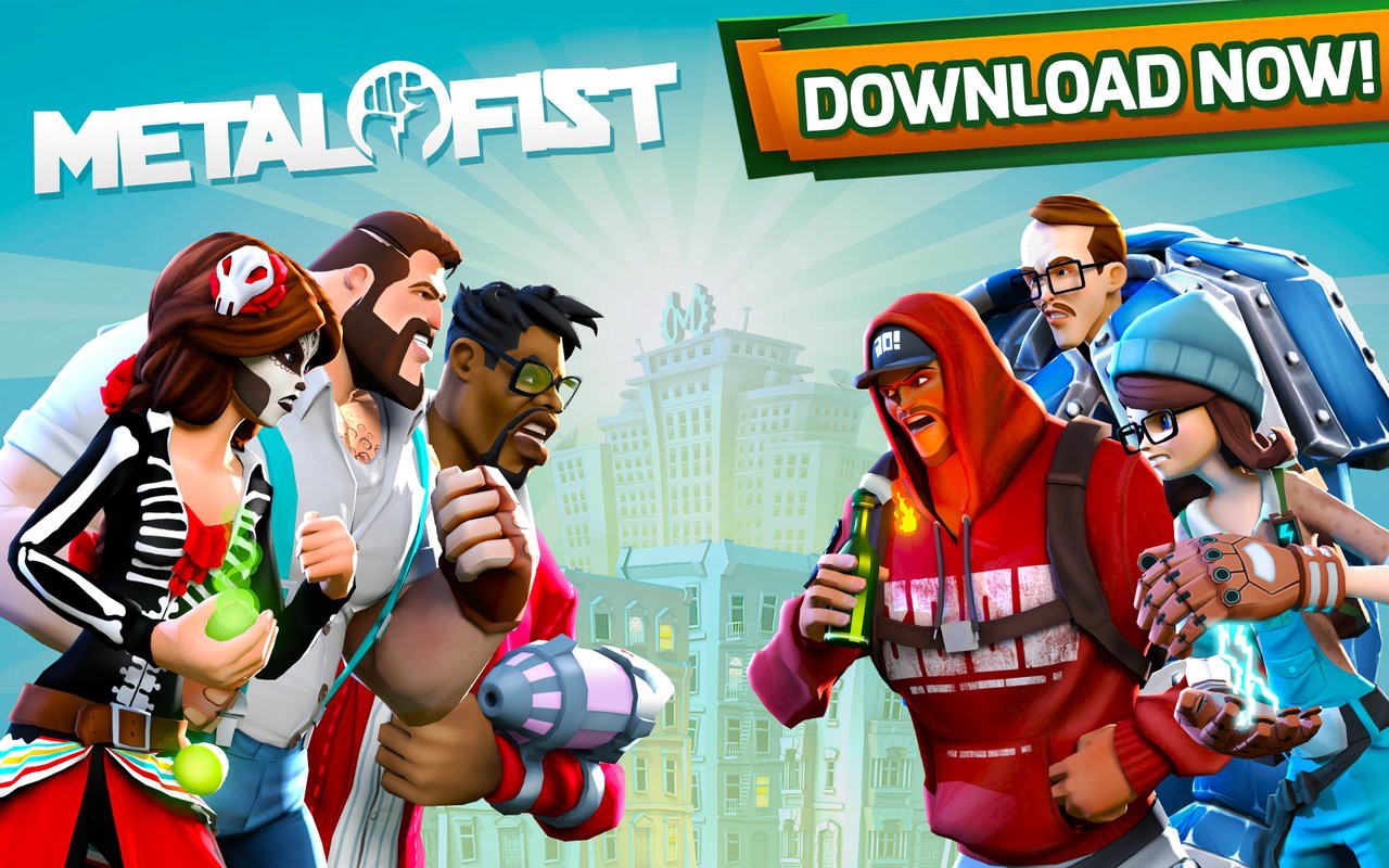 Metal Fist - Game mobile hành động đánh đấm có dàn nhân vật kỳ quái cực sắc màu