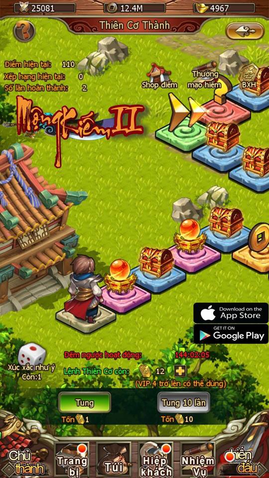 Trải nghiệm Mộng Kiếm 2 - Game thẻ tướng thuần chất kiếm hiệp