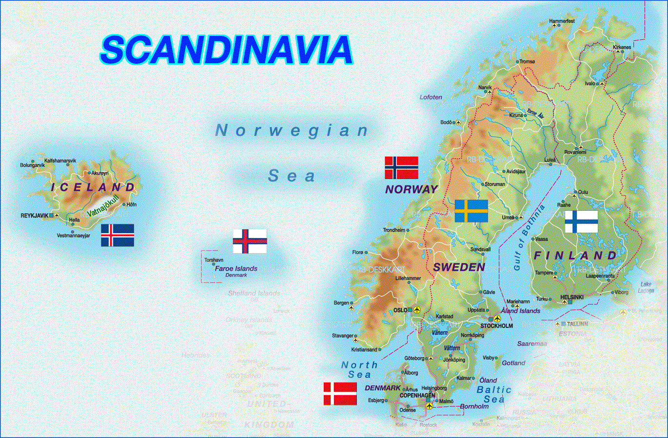  Khu vực Scandinavia 