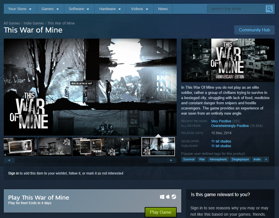 Game Miễn Phi This War Of Mine Tuyệt Tac Sinh Tồn Ma Khong Game Thủ Nao Muốn Bỏ Lỡ