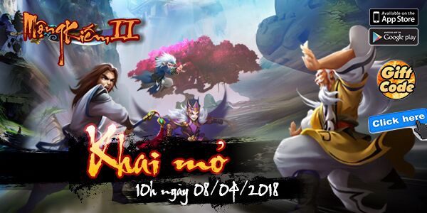 Game mới Mộng Kiếm 2 chính thức mở cửa đón game thủ vào 10h ngày 08/04