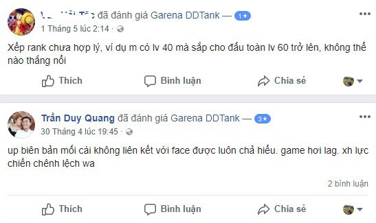 DDTank: Game thủ Việt bức xúc vote toàn 1 sao và đòi bỏ game vì NPH xếp lực chiến không công bằng