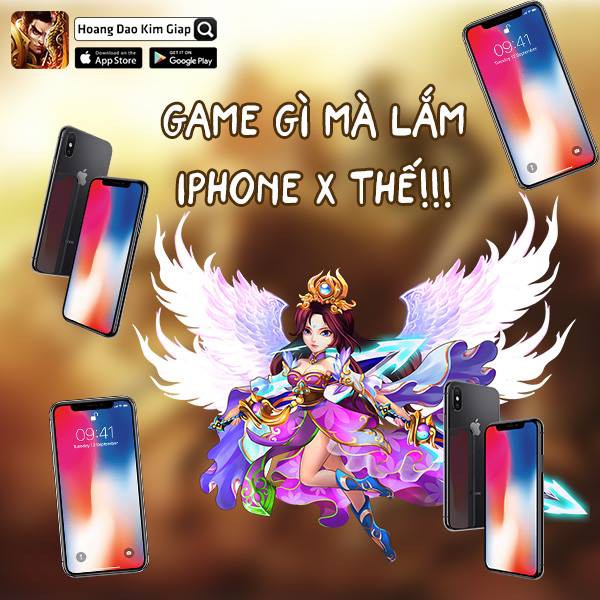  Muốn kiếm iPhone X dùng? Hãy thử vận may với Hoàng Đao Kim Giáp! 