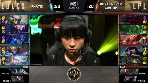 [MSI 2018] Bán Kết 1: RNG nhẹ nhàng thổi bay chủ nhà Fnatic chỉ sau 3 ván đấu