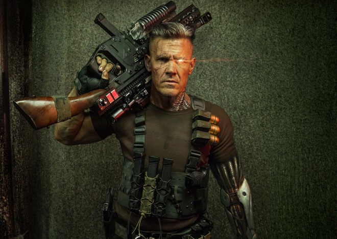  Josh Brolin trong vai dị nhân Cable ở Deadpool 2. Ảnh: Fox. 