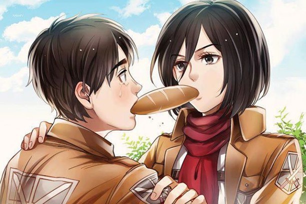 10 cặp đôi trong Attack On Titan được các fan ra sức gán ghép