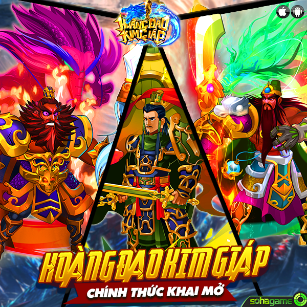 Tặng 500 Giftcode mừng game thẻ tướng Tam Quốc đầu tiên của người Việt - Hoàng Đao Kim Giáp chính thức ra mắt