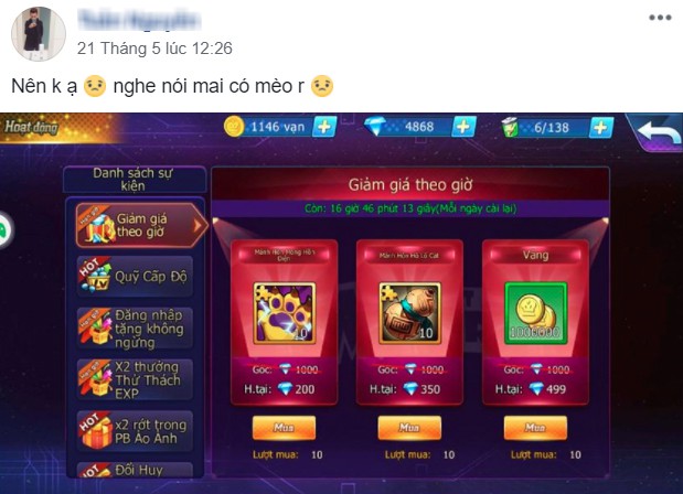 Để được cô nàng Mèo này ghé thăm, cộng đồng game thủ phải tích kim cương đến chật cả nhà!