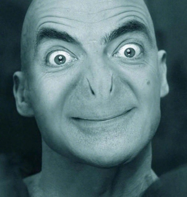  Chúa tể Voldemort được xây dựng dữ dằn bao nhiêu thì khi Mr. Bean xuất hiện mọi hình tượng dường như sụp đổ. 