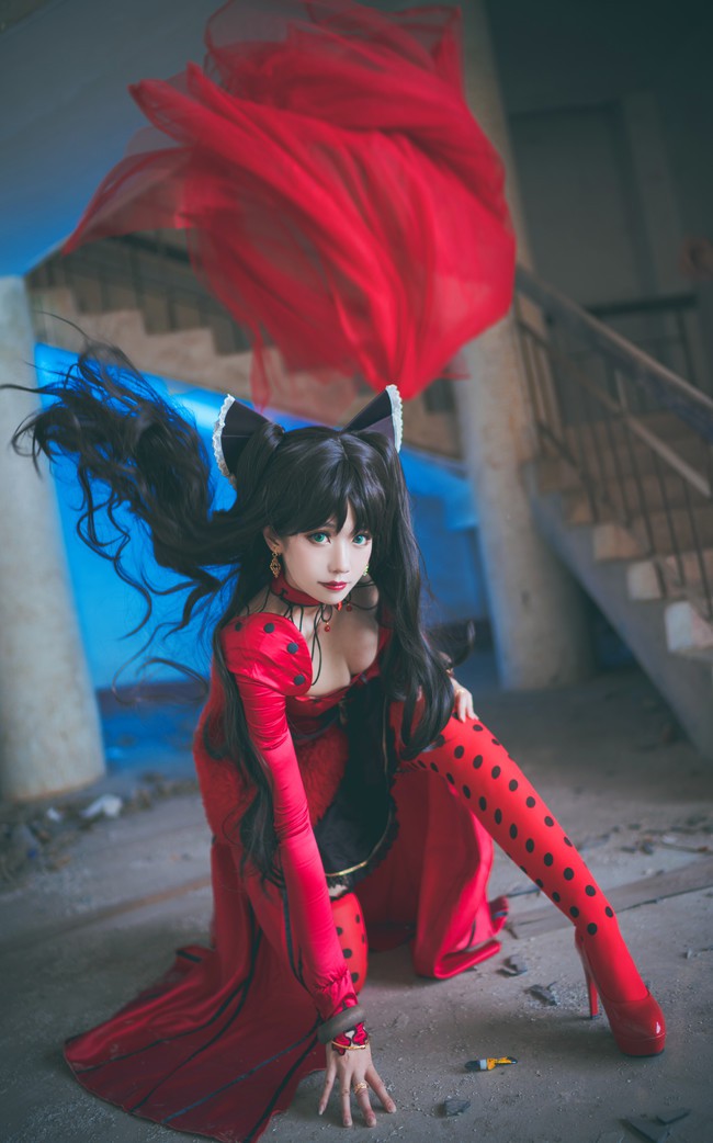 Cosplay thiếu nữ Rin Tohsaka tuyệt đẹp trong Fate/Grand Order