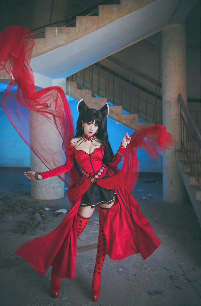 Cosplay thiếu nữ Rin Tohsaka tuyệt đẹp trong Fate/Grand Order