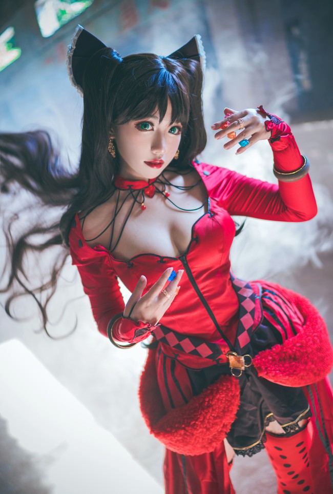 Cosplay thiếu nữ Rin Tohsaka tuyệt đẹp trong Fate/Grand Order