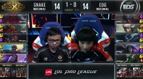 LMHT: SofM đánh như vũ bão, đến EDG cũng không chịu nổi nhiệt trước Snake eSports mà thua trắng 0-2