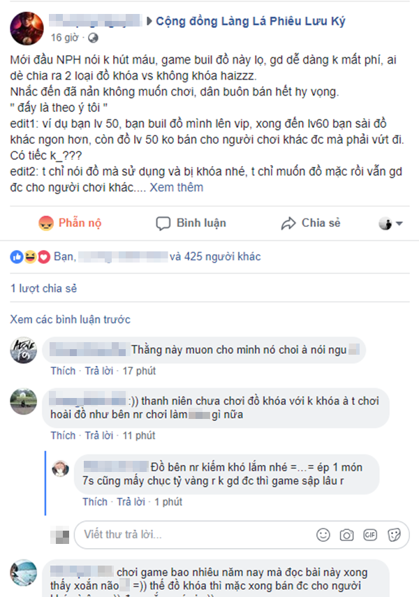  Buồn cười là, hiếm khi có một tựa game MMORPG chuẩn từng tính năng như thế này nhưng kiểu gì cũng có những thành phần phá sóng, chê bai đủ điều 