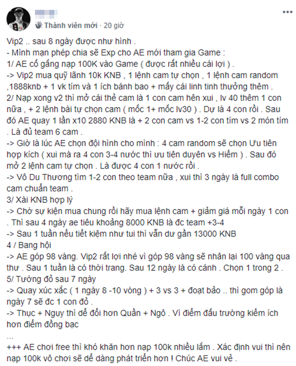 Chỉ nạp Vip 2, sau 8 ngày chơi, game thủ này đã đạt Top 1 Đấu Trường, bí quyết là gì vậy? - Ảnh 1.