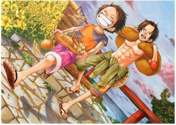 One Piece: Cảm động tình anh em của Luffy và Ace qua bộ ảnh fanart - Ảnh 11.