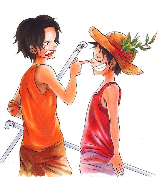 One Piece: Cảm động tình anh em của Luffy và Ace qua bộ ảnh fanart - Ảnh 14.