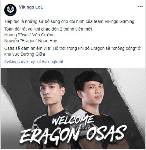 Đội trưởng chửi nhau bên rank Hàn và bị treo chuột 3 trận, Team Vikings đã thông báo tìm được người lấp chỗ trống - Ảnh 2.