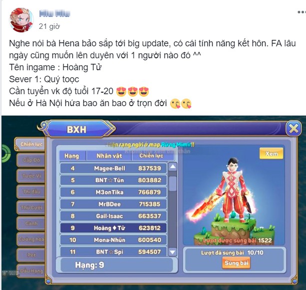 Cộng đồng Liên Minh Bóng Tối rộn ràng mùa cưới, tuyển vợ mà như... bốc thăm trúng thưởng - Ảnh 7.