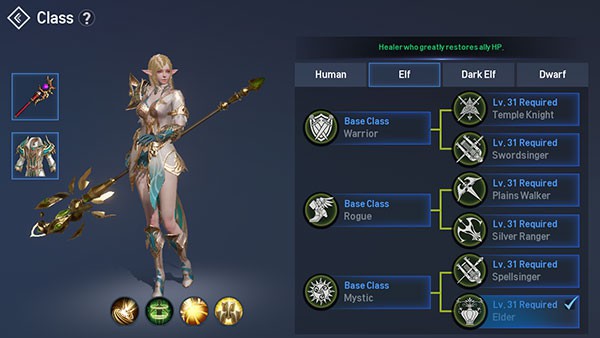 Lineage 2 Revolution: Chọn nhân vật nào cho khỏe nhất?