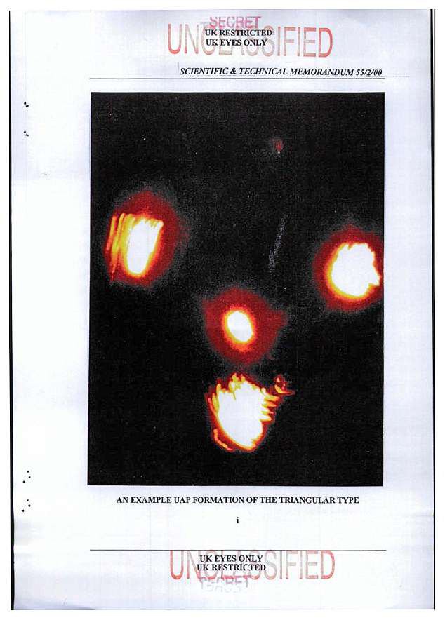  Tài liệu mật về UFO xuất hiện ở Anh. 