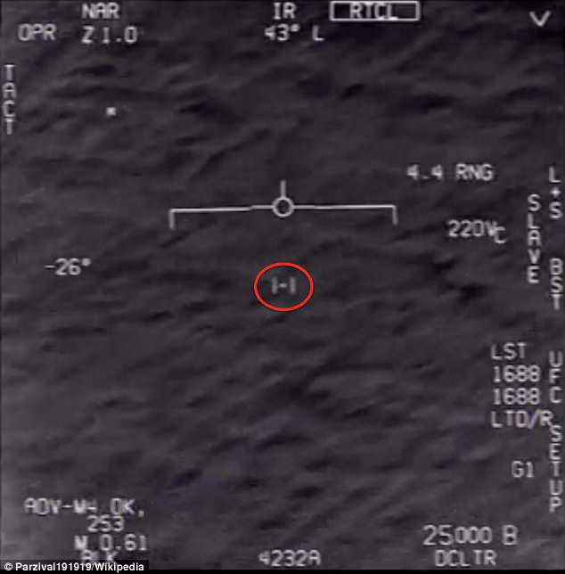  Video đen trắng quay vào năm 2004 cho thấy vật thể bay lạ. 