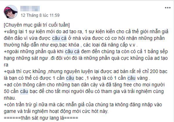 Đã có gần 2 triệu con cá bị câu trong ngày đầu tiên mở big update của Làng Lá Phiêu Lưu Ký - Ảnh 8.