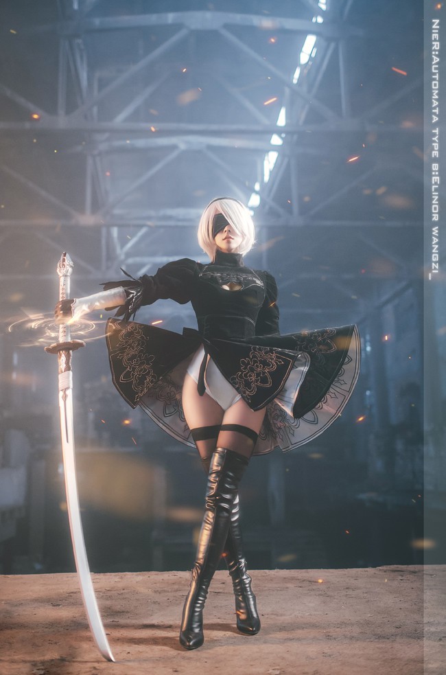 cosplay-2b-tuyet-xinh-game-Nier-Automata-1