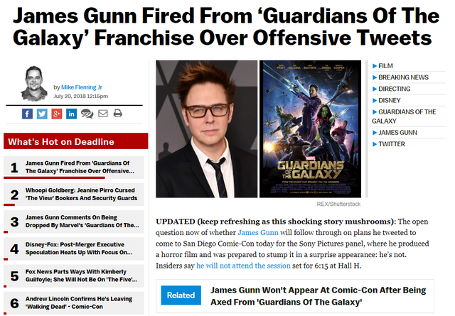 Sau khi bị Marvel hất cẳng James Gunn hé lộ hợp tác với Sony một bộ phim kinh dị sẽ được ra mắt vào tháng 11 này - Ảnh 1.