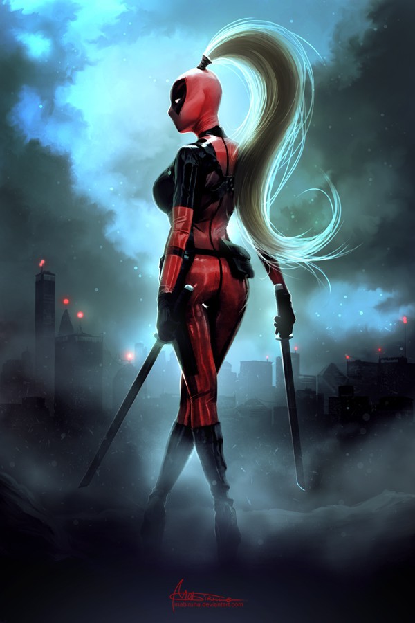 Lác mắt với phiên bản nữ của Deadpool, cũng sexy gợi cảm đâu kém nữ anh hùng nào - Ảnh 7.