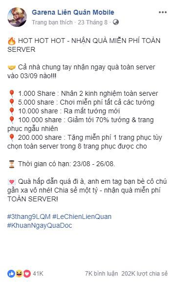 Liên Quân Mobile: Garena tặng cả server skin của Murad, Krixi, Astrid vào ngày 3/9 - Ảnh 2.