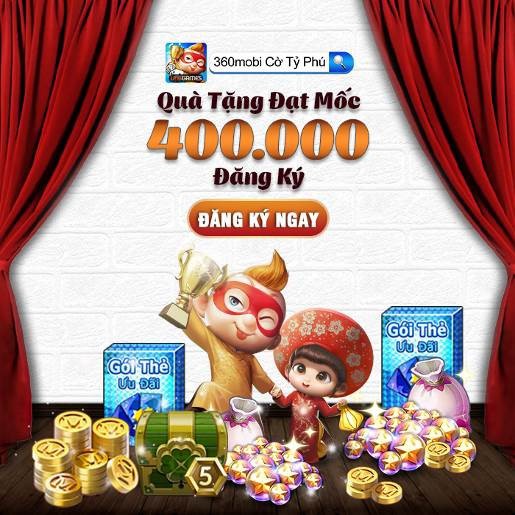 360mobi Cờ Tỷ Phú chính thức ra mắt ngày 29/8, tặng game thủ nhiều quà tặng hấp dẫn - Ảnh 2.