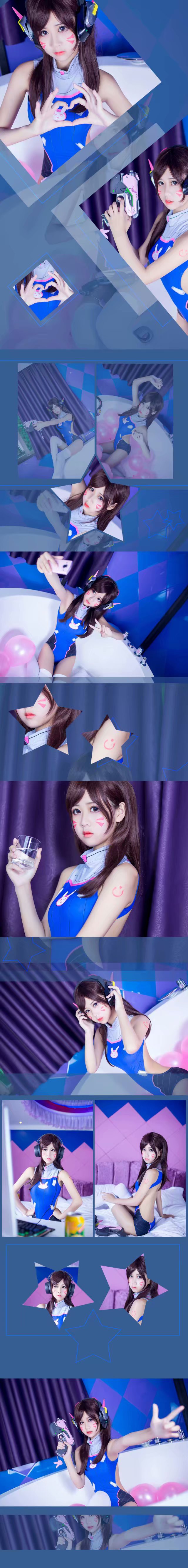 Cosplay D.Va mặt búng ra sữa cực dễ thương - Ảnh 11.