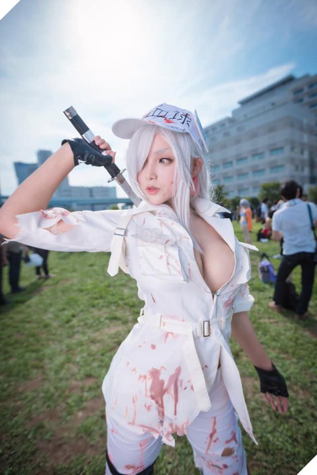 Nóng bỏng mắt với bộ ảnh cosplay cực sexy của nàng Bạch Cầu trong anime đình đám Cells at Work - Ảnh 10.