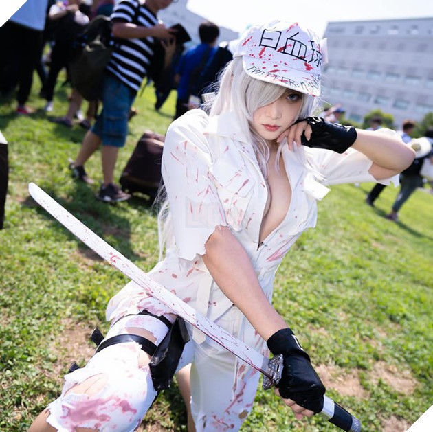 Nóng bỏng mắt với bộ ảnh cosplay cực sexy của nàng Bạch Cầu trong anime đình đám Cells at Work - Ảnh 15.