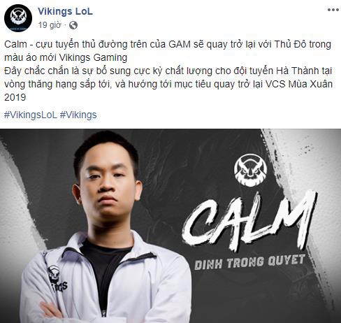 GAM Esports chia tay tuyển thủ đầu tiên sau một mùa giải VCS 2018 thất bại hoàn toàn - Ảnh 1.