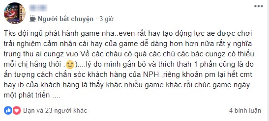 Ấm lòng khi người chơi đồng loạt cảm ơn - xin lỗi NPH Việt, hóa ra game thủ cũng chỉ cần những điều giản đơn đến thế - Ảnh 3.