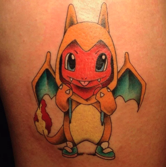 15 hình xăm đẹp mãn nhãn dành cho những người yêu thích Pokemon - Ảnh 11.