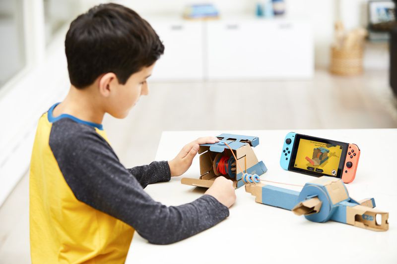 Thật bất ngờ Nintendo Switch cạnh tranh với cả Lego, tung ra bộ đồ chơi 