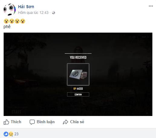  Đã có game thủ Việt nhận được bồi thường từ PUBG. 